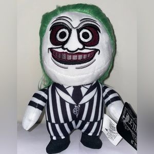 Tim Burton Beetlejuice Plush 8" Collectible Ruz Warner Bros Halloween BRAND NEW